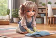 تمیز کردن فرش روشن