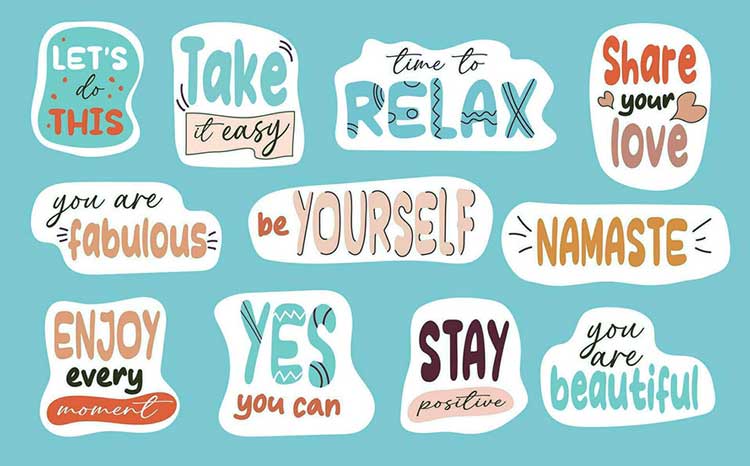 استیکرهای انگیزشی